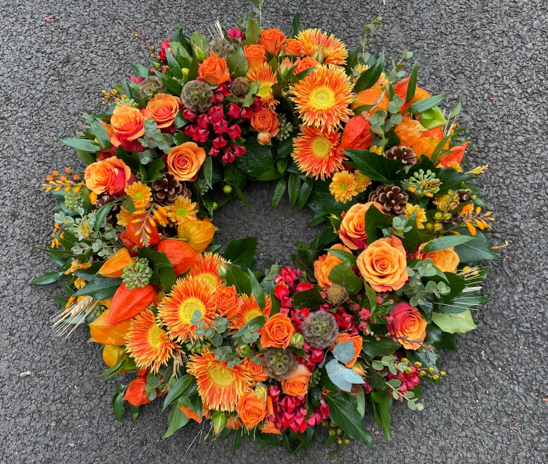 Autumnal wreath