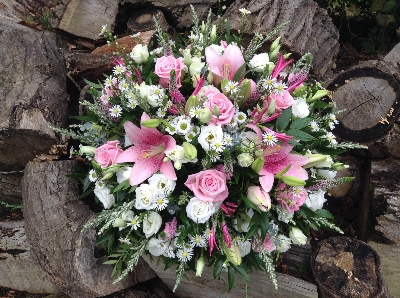 Pink posy pad