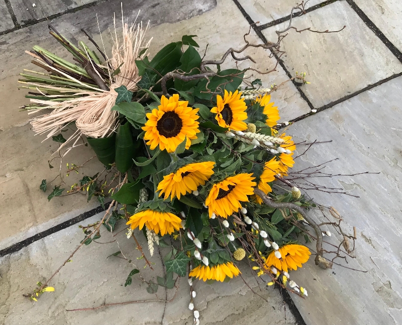 Sunflower tied sheaf