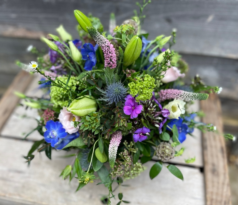 Vibrant Basket Arrangement