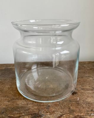 Glass Milk Churn Vase