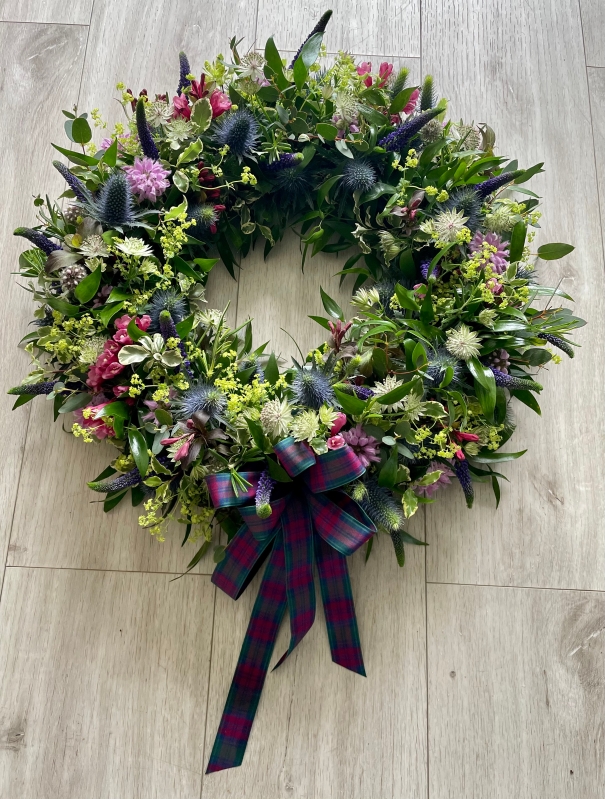 Tartan wreath