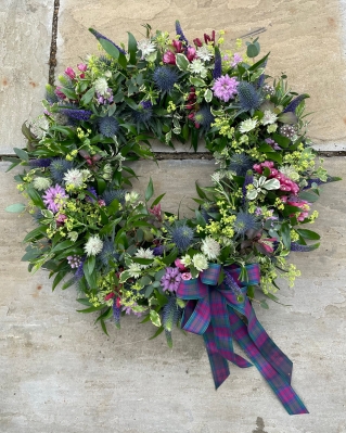 Tartan wreath