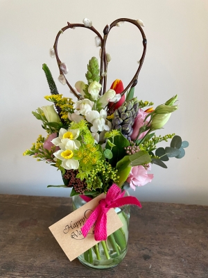 Valentines Posy Jar