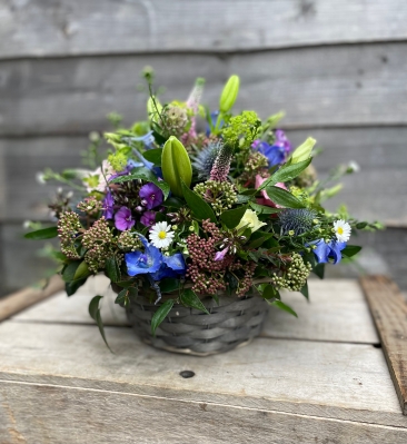 Vibrant Basket Arrangement