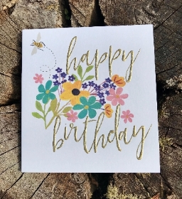 Flowers Birthday card