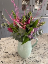 Green Emma jug Arrangement