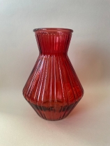 Red vase