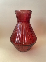 Red vase