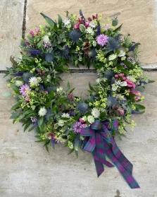 Tartan wreath