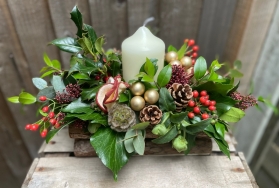 Woodland Winter Table Arrangement