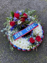 Wreath with banner